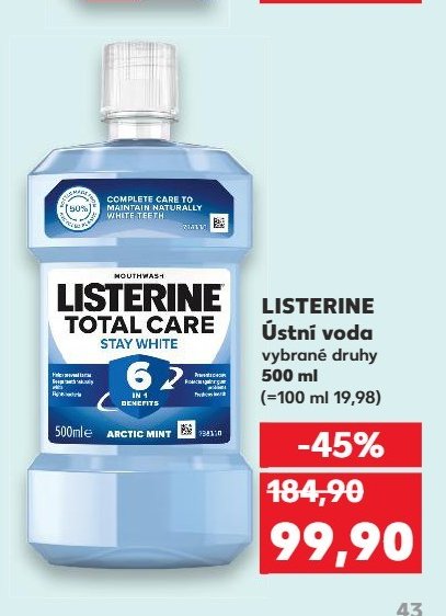 LISTERINE Ústní voda