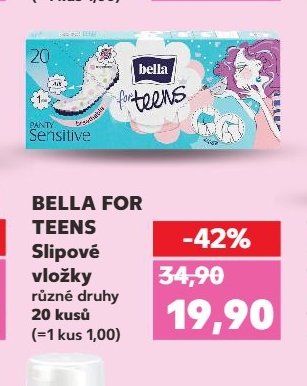 Bella For Teens Slipové vložky