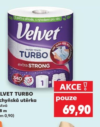 VELVET TURBO Kuchyňská utěrka