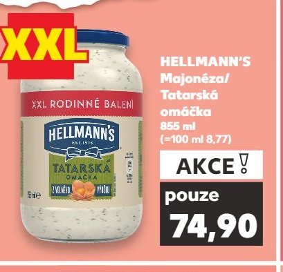 HELLMANN'S Majonéza/omáčka 855 ml