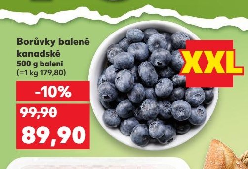 Borůvky balené kanadské 500 g