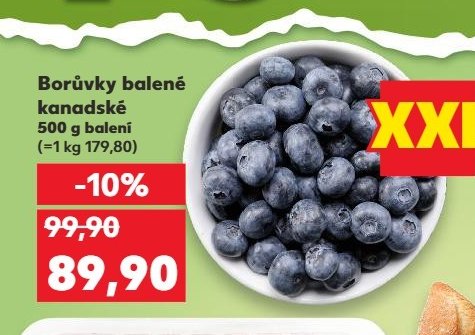 Borůvky balené kanadské