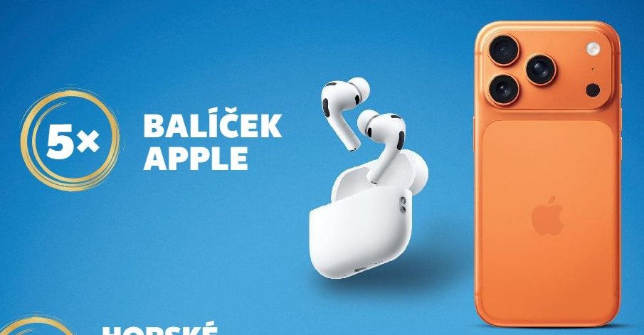 Balíček Apple (sluchátka AirPods a iPhone)