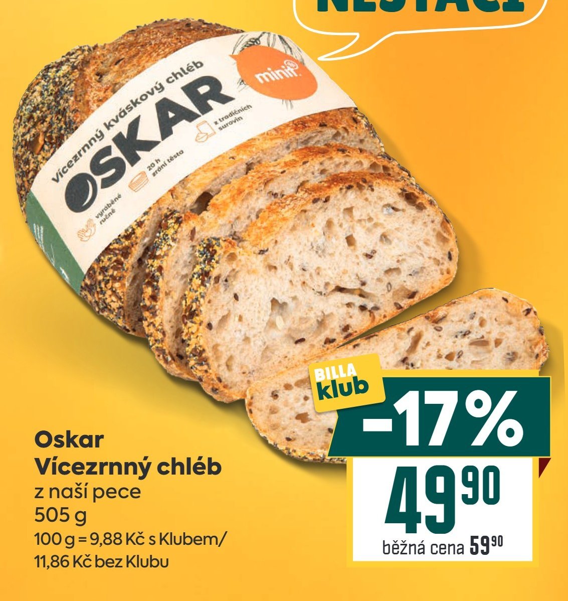 Oskar Vícezrnný chléb z naší pece