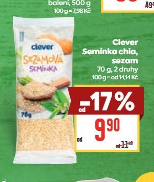 Clever Semínka chia, sezam