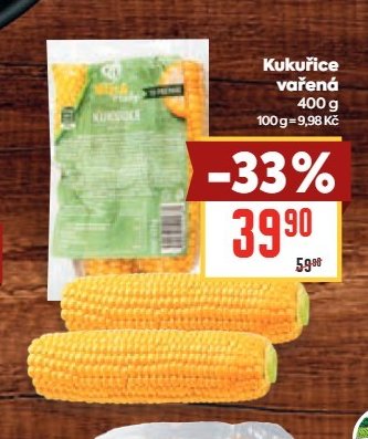 Kukuřice vařená