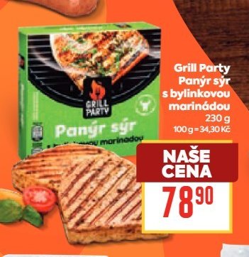 Grill Party Panýr sýr s bylinkovou marinádou