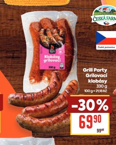 Grill Party Grilovací klobásy