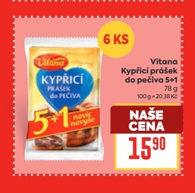 Vitana Kypřící prášek do pečiva 78 g