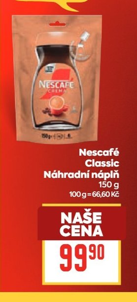 Nescafe Classic Náhradní náplň