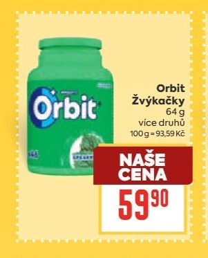 Orbit Žvýkačky