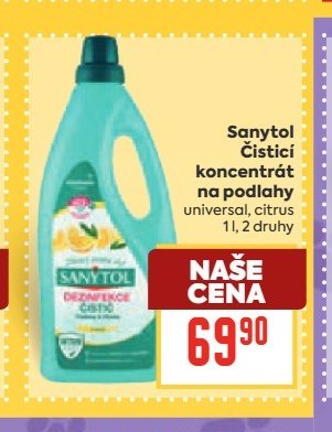 Sanytol Čisticí koncentrát na podlahy