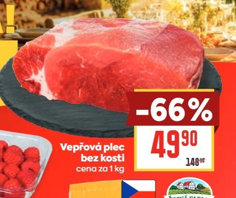 Vepřová plec bez kosti