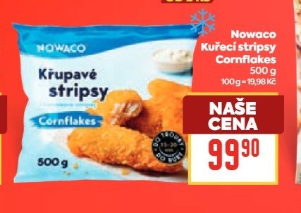 Nowaco Kuřecí stripsy Cornflakes