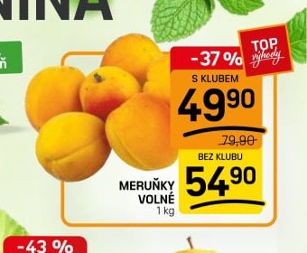 Meruňky volné