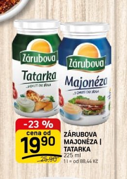 ZÁRUBOVA TATARKA | MAJONÉZA 225 ml