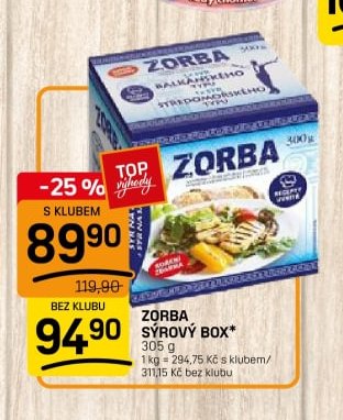 ZORBA SÝROVÝ BOX