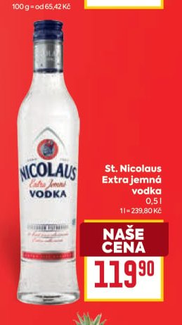 St. Nicolaus Extra jemná vodka