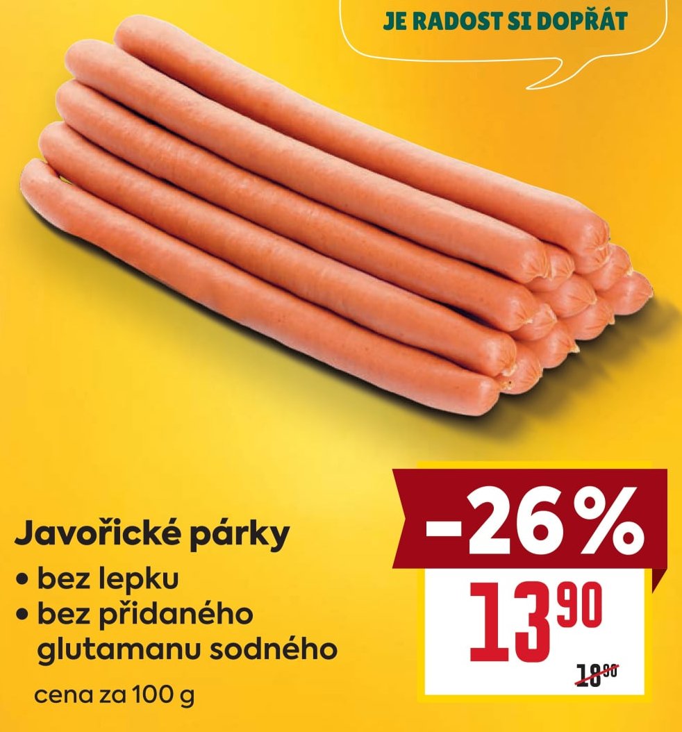 Javořické párky - BILLA aktualniletaky.eu