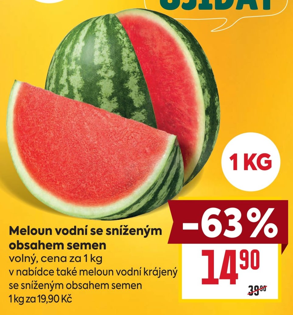 Meloun vodní se sníženým obsahem semen - BILLA aktualniletaky.eu