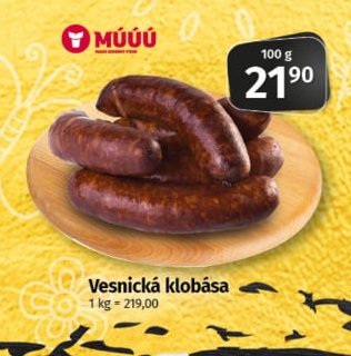 Vesnická klobása