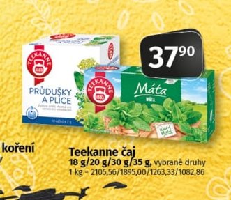 Teekanne čaj