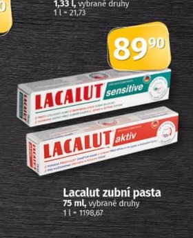 Lacalut zubní pasta