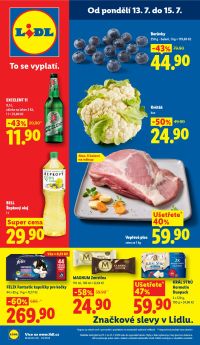 aktuální leták Lidl 13.7.2026-15.7.2026