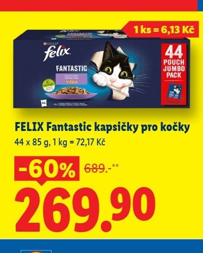 FELIX Fantastic kapsičky pro kočky