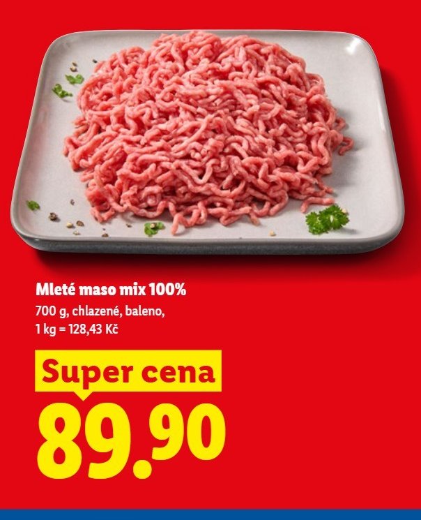 Mleté maso mix 100%