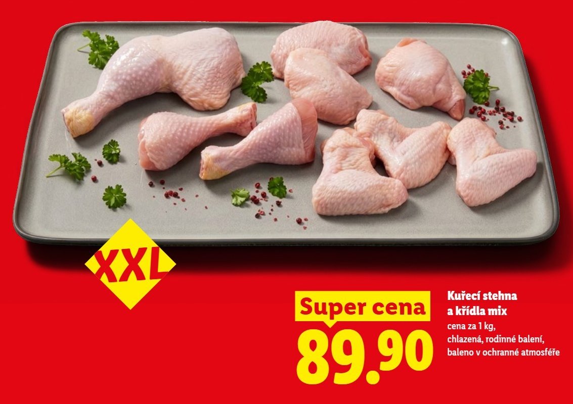 Kuřecí stehna a křídla mix