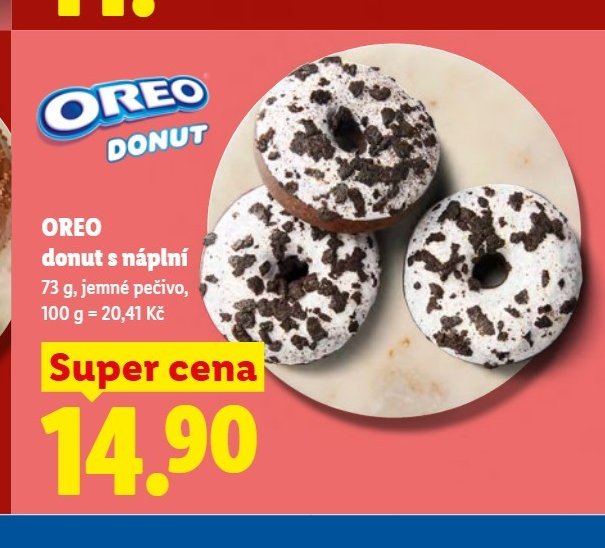 OREO donut s náplní