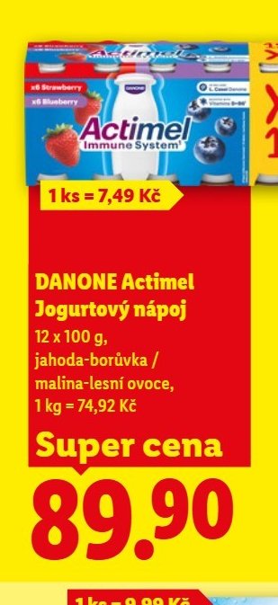 DANONE Actimel Jogurtový nápoj