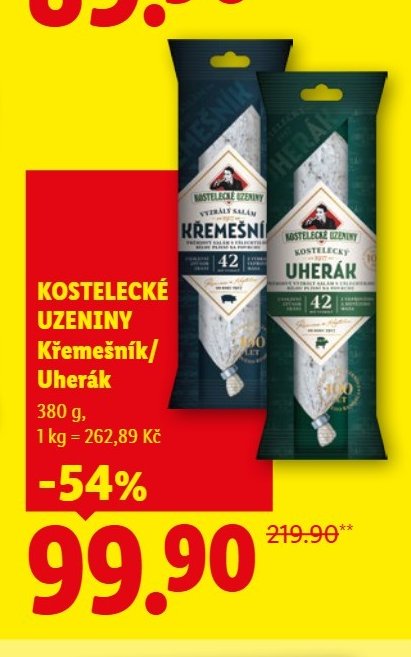 KOSTELECKÉ UZENINY Křemešník/Uherák