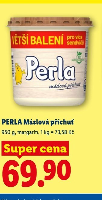 PERLA Máslová příchuť