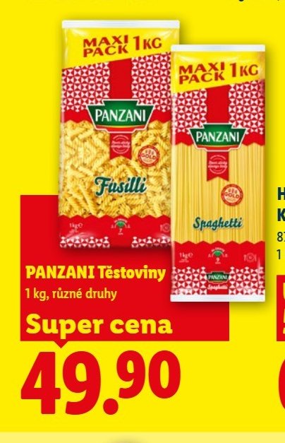PANZANI Těstoviny