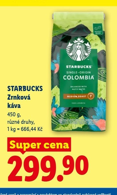 STARBUCKS Zrnková káva