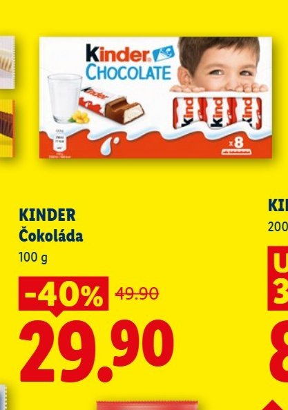 KINDER Čokoláda
