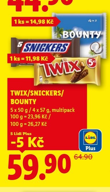 TWIX/SNICKERS/BOUNTY