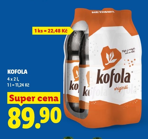 Kofola 4x 2 l