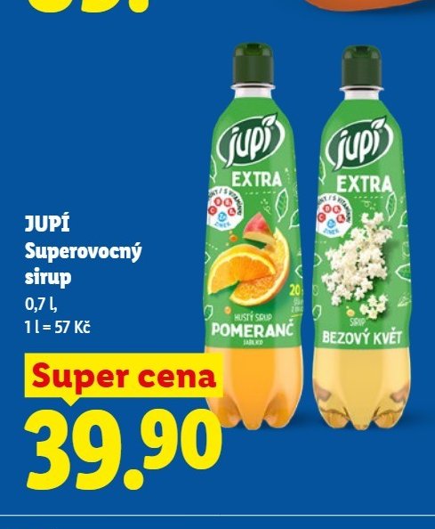 Jupí Superovocný sirup 0,7 l