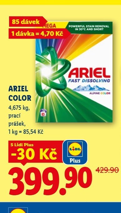 ARIEL COLOR prací prášek