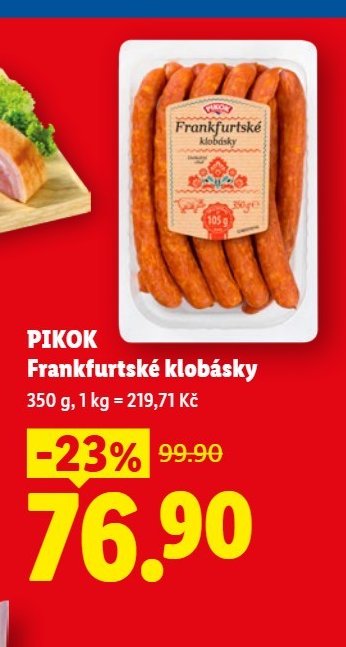 PIKOK Frankfurtské klobásy