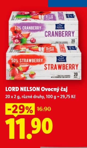 LORD NELSON Ovocný čaj