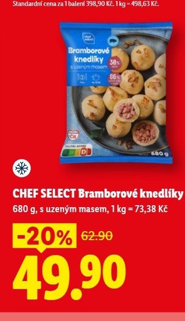 CHEF SELECT Bramborové knedlíky