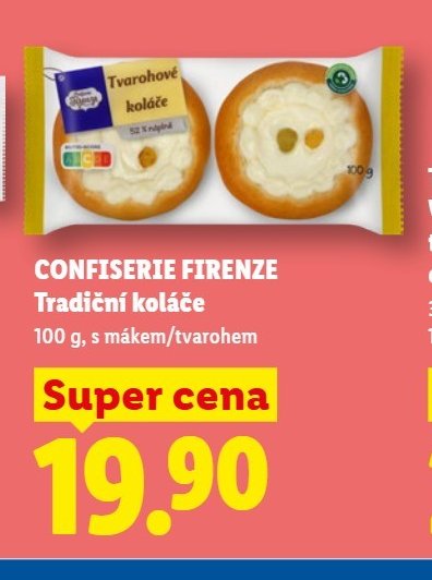 CONFISERIE FIRENZE Tradiční koláče