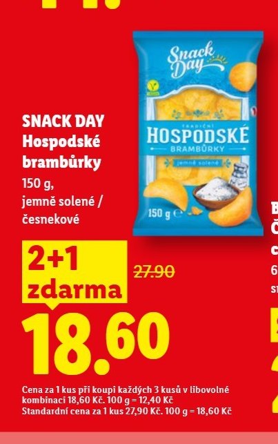 SNACK DAY Hospodské brambůrky