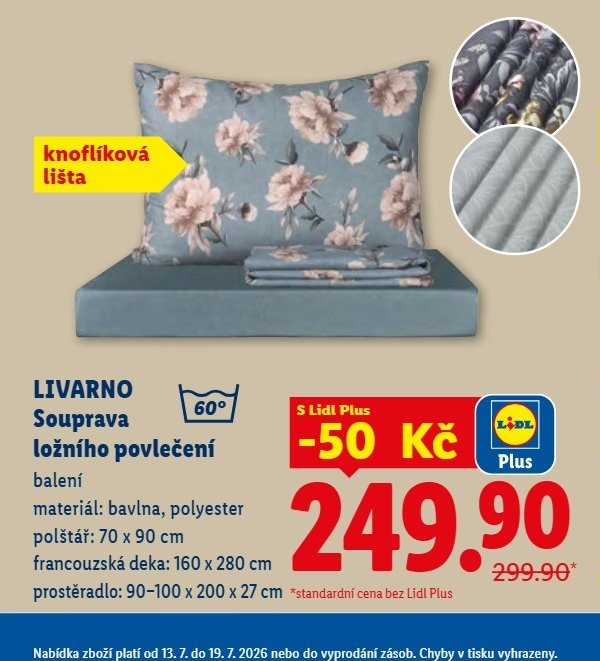 LIVARNO Souprava ložního povlečení