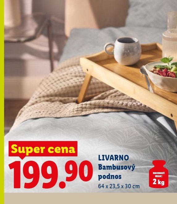 LIVARNO Bambusový podnos