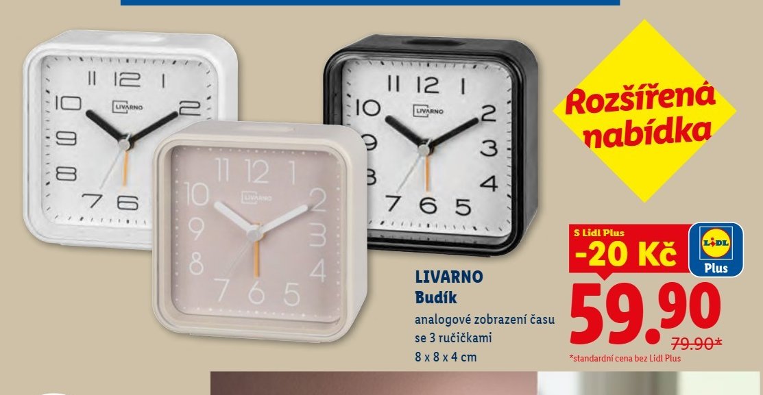 LIVARNO Budík